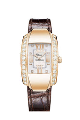 Chopard La Strada 44 Mop Dial Diamond Bezel Leather 419402-5002